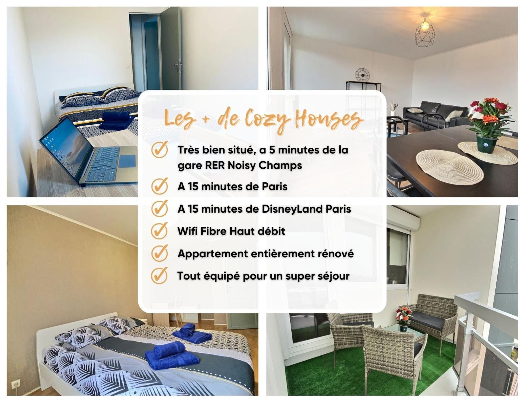 L'Appart Passerelle Paris Et Disney - Cozy Houses Noisy-le-Grand Eksteriør billede
